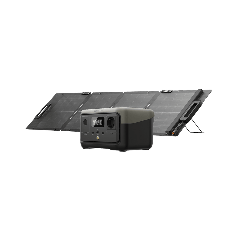 Load image into Gallery viewer, Power Station Portatile EcoFlow RIVER 2 (versione CH) EcoFlow Italia RIVER 2 (versione CH) + Pannello Solare da 110 W
